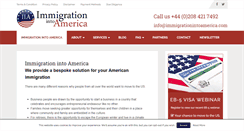 Desktop Screenshot of immigrationintoamerica.com